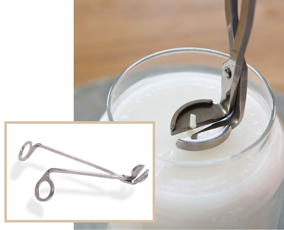 trim the candle wick trim the candle wick